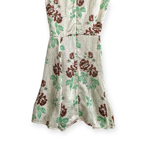 Victoria Beckham SS17 Rose Crepon D‑Ring Mini Dress UK8 US4, NWT - Picture 12 of 16